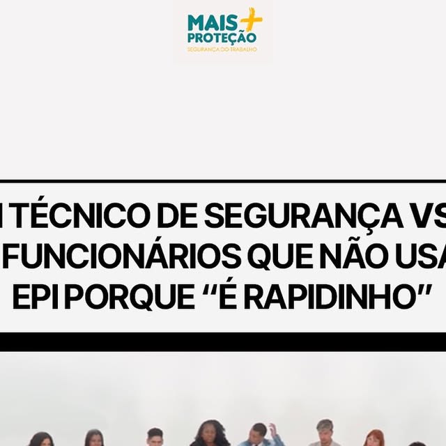 Um segundo sem EPI pode gerar consequências para toda a vida